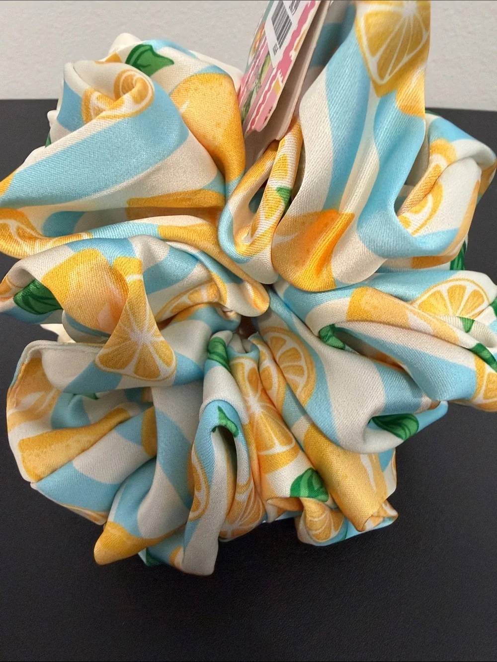 Piper K | Extra Large Lemon Whimsical Hair Scrunchie Set 🍋
